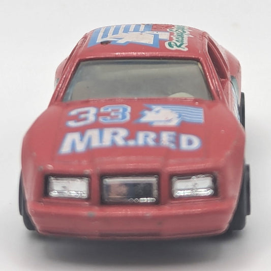 Vintage 1980's Era Ford Thunderbird Stock Car #33 Mr. Red 1:64 Scale Diecast HTF
