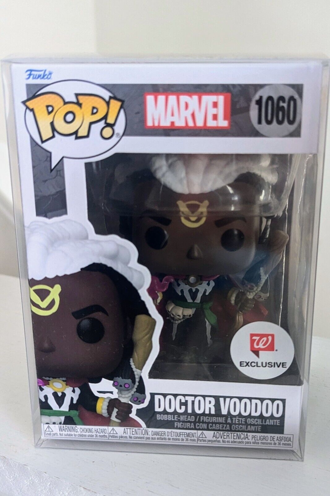 New Funko POP! Marvel Doctor Voodoo #1060 Walgreens Exclusive w Protector Case