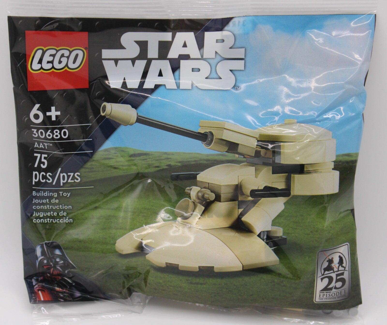 LEGO Star Wars AAT Polybag Set 30680 75 Pcs Phantom Menace 25th Anniversary Pack