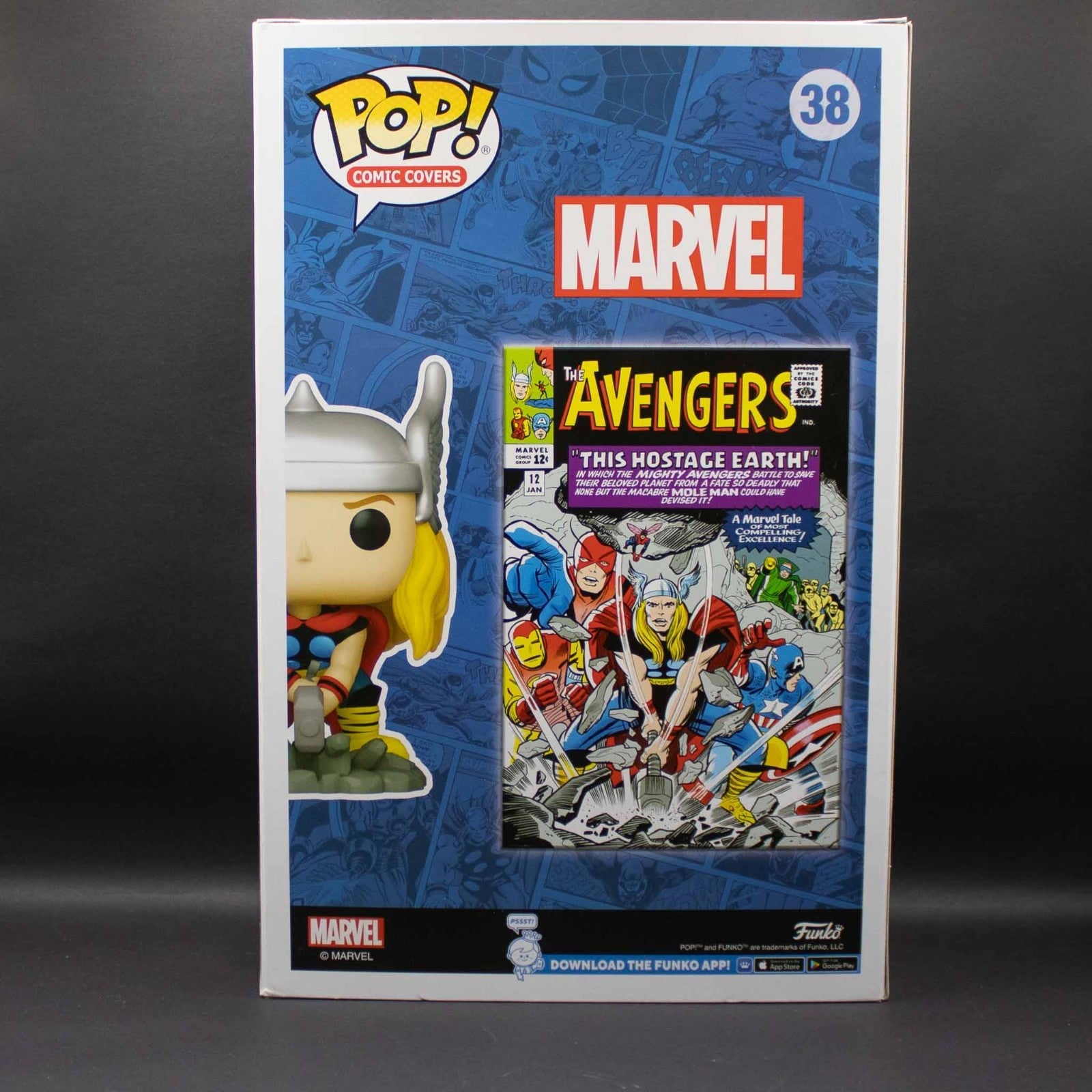 Funko Pop! Comic Book Cover with Case: Marvel - Thor - Target (Exclusive) 38