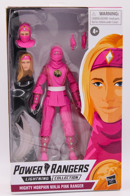 Power Rangers Lightning Collection Mighty Morphin Ninja Pink Ranger Kat Figure