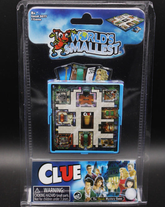 World's Smallest CLUE Detective Board Game Miniature Pocket / Travel Size
