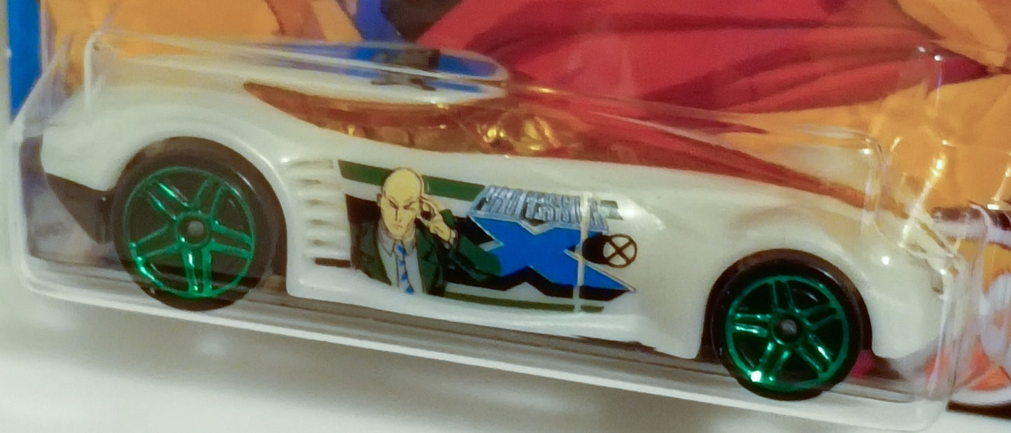 Hot Wheels 2021 X-Men Set Marvel 4 Cars Wolverine, Cyclops, Professor X, Magneto