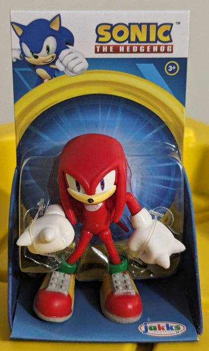 Knuckles 2.5 Inch Figure Sonic The Hedgehog Jakks-Pacific Checklane Packaging