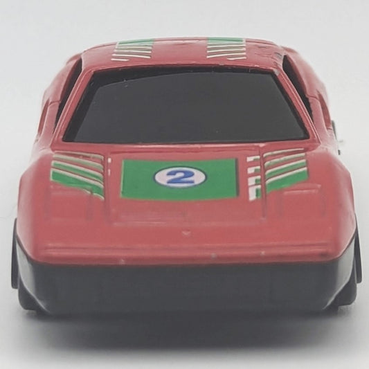 Vintage Yat Ming Ferrari 328 GTB Car Red #802 1/64 Scale Diecast Vehicle