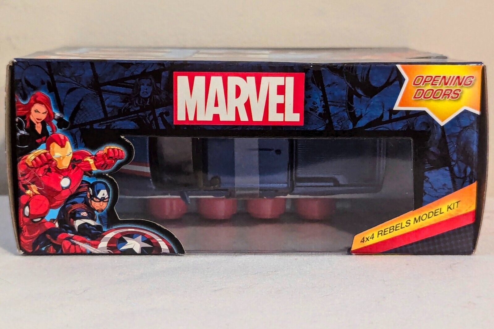 Captain America Diecast Metal Model Kit Marvel 4x4 Rebels 2019 Ford Ranger MIB 