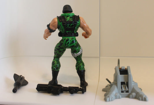 GI Joe Extreme Sgt. Savage Hasbro Vintage 1996 with Power Launch Catapult