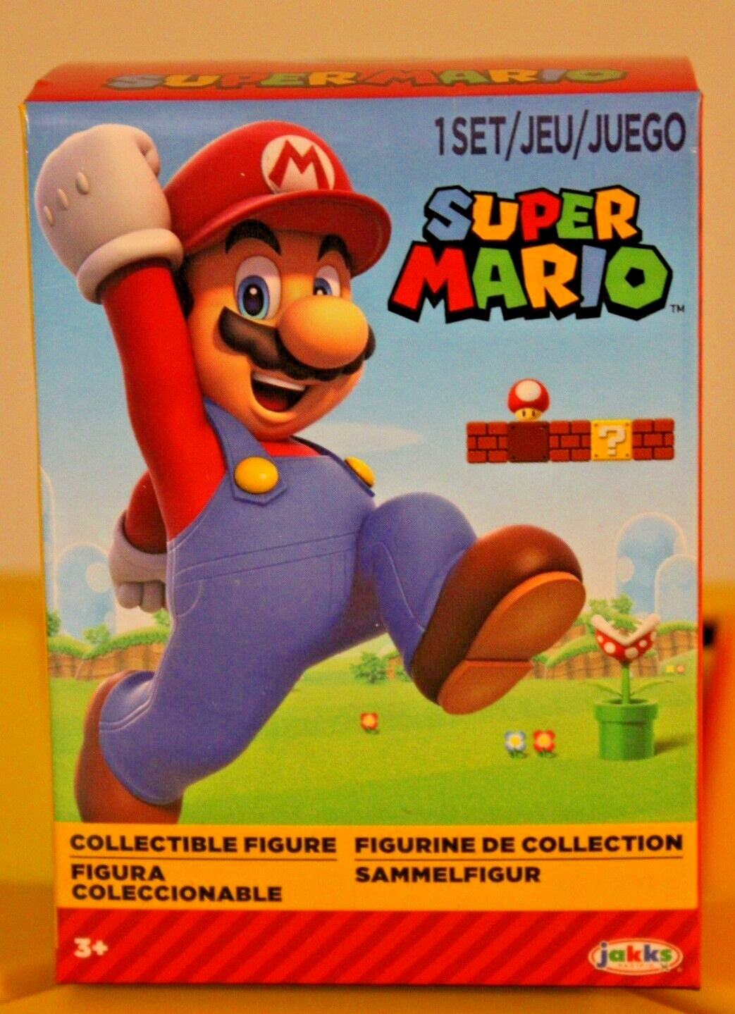 Jakks Pacific Nintendo Super Mario Tanooki Mario 2.5 Inch Figure MIB