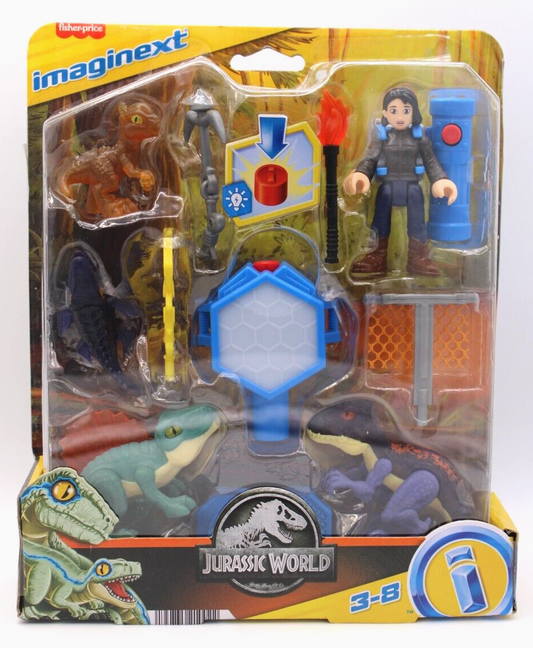 Imaginext Jurassic World Camp Cretaceous Evo Scanner Multi Pack Fisher Price