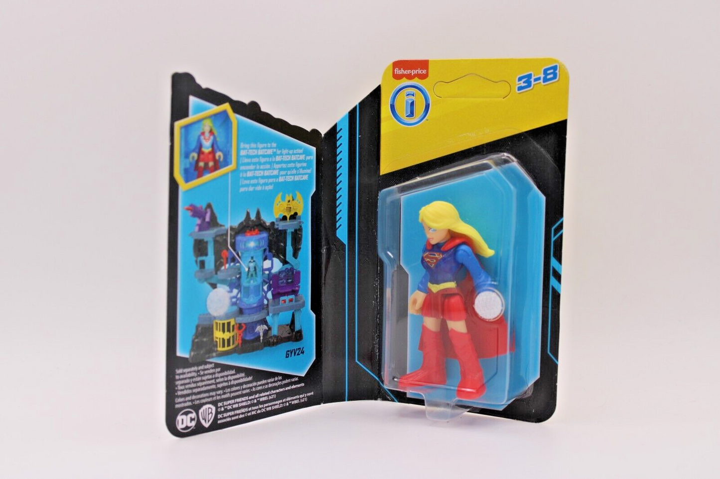 DC Super Friends Supergirl Mr. Freeze Batman Black Adam Flash Imaginext Figures