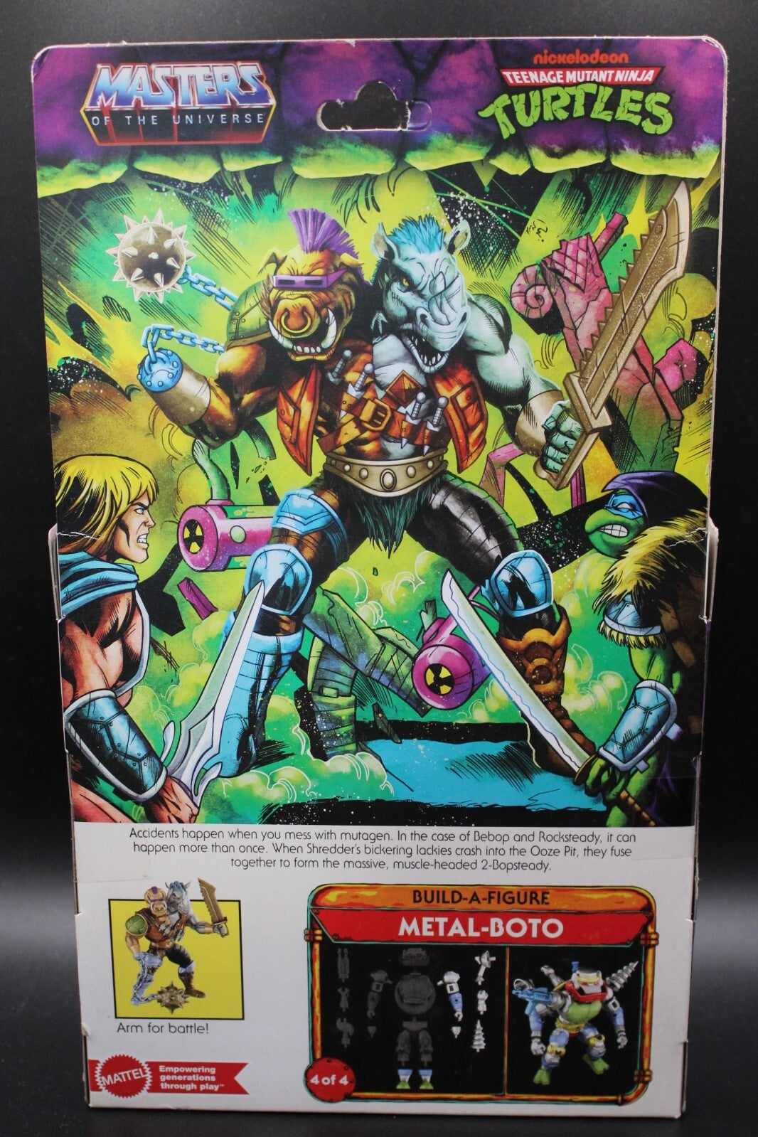 TMNT x MOTU Turtles of Grayskull  2-Bopsteady Deluxe Action Figure