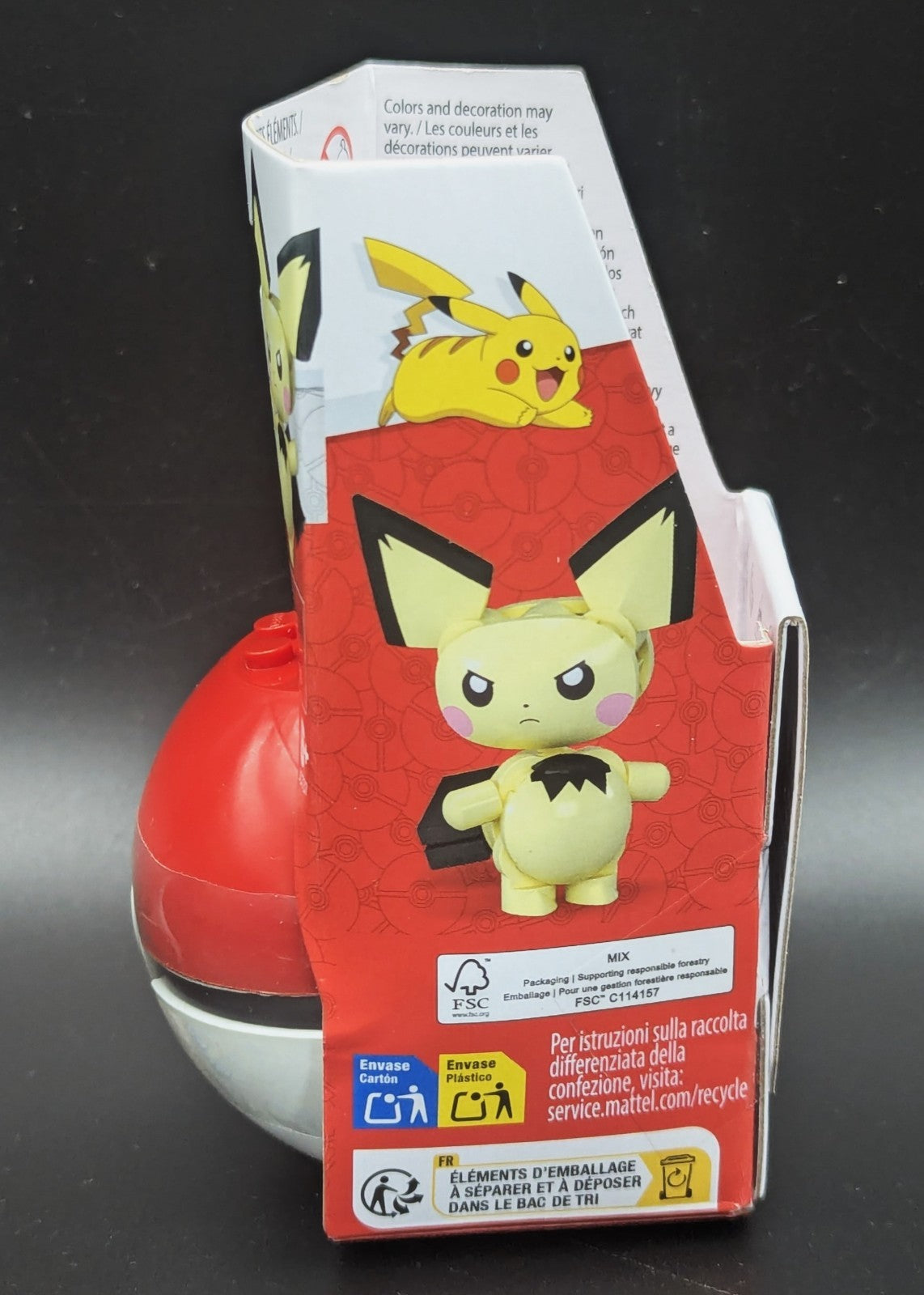 MEGA - Pokemon Pokeball Evergreen Set - PICHU in Poke Ball (24 Pieces) JCT37