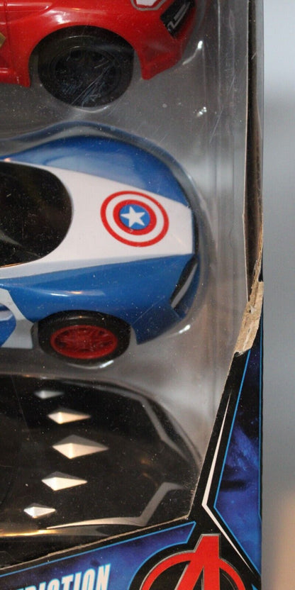 Avengers Black Panther Captain America Iron Man Marvel Friction Cars