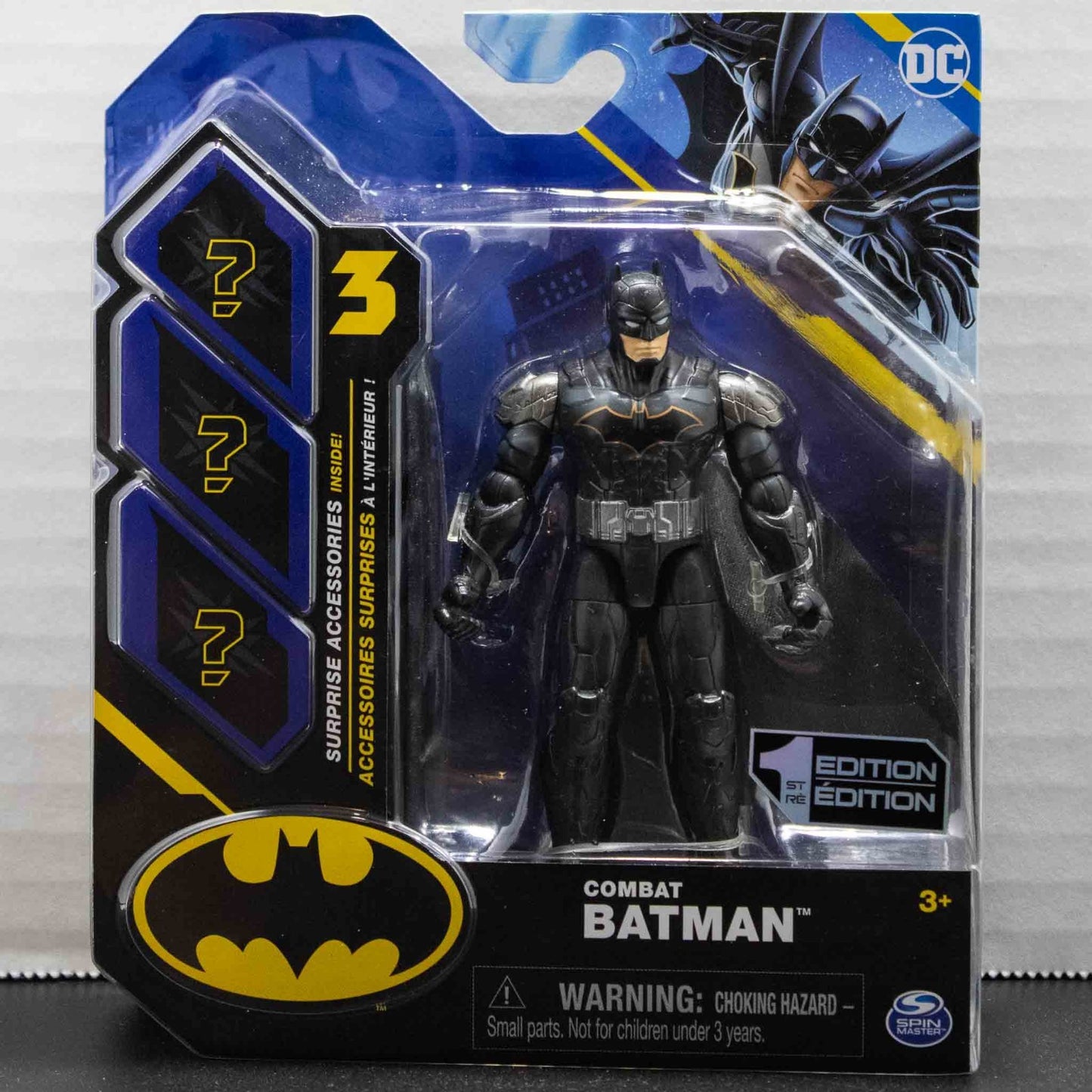 Lot of 3 Spinmaster Batman Action Figures - Combat Batman & Bat-Tech Versions