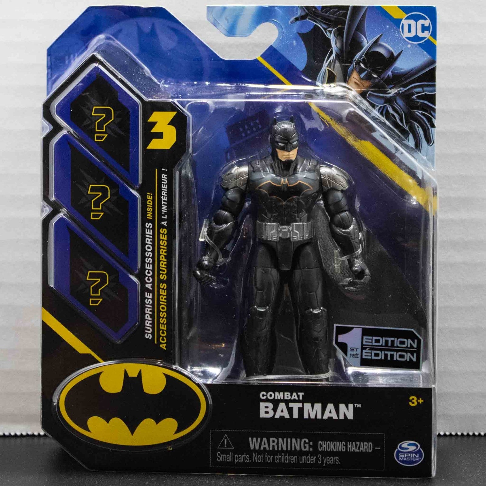 Lot of 3 Spinmaster Batman Action Figures - Combat Batman & Bat-Tech Versions