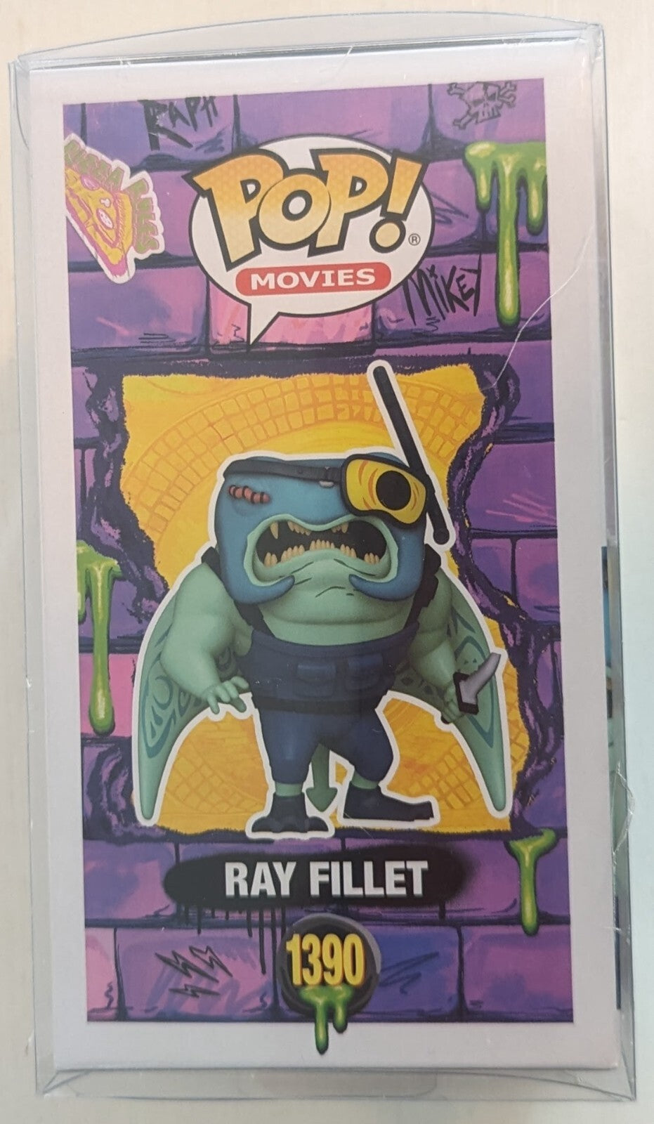 Funko Pop Movies Teenage Mutant Ninja Turtles Mutant Mayhem Ray Fillet 1390 TMNT