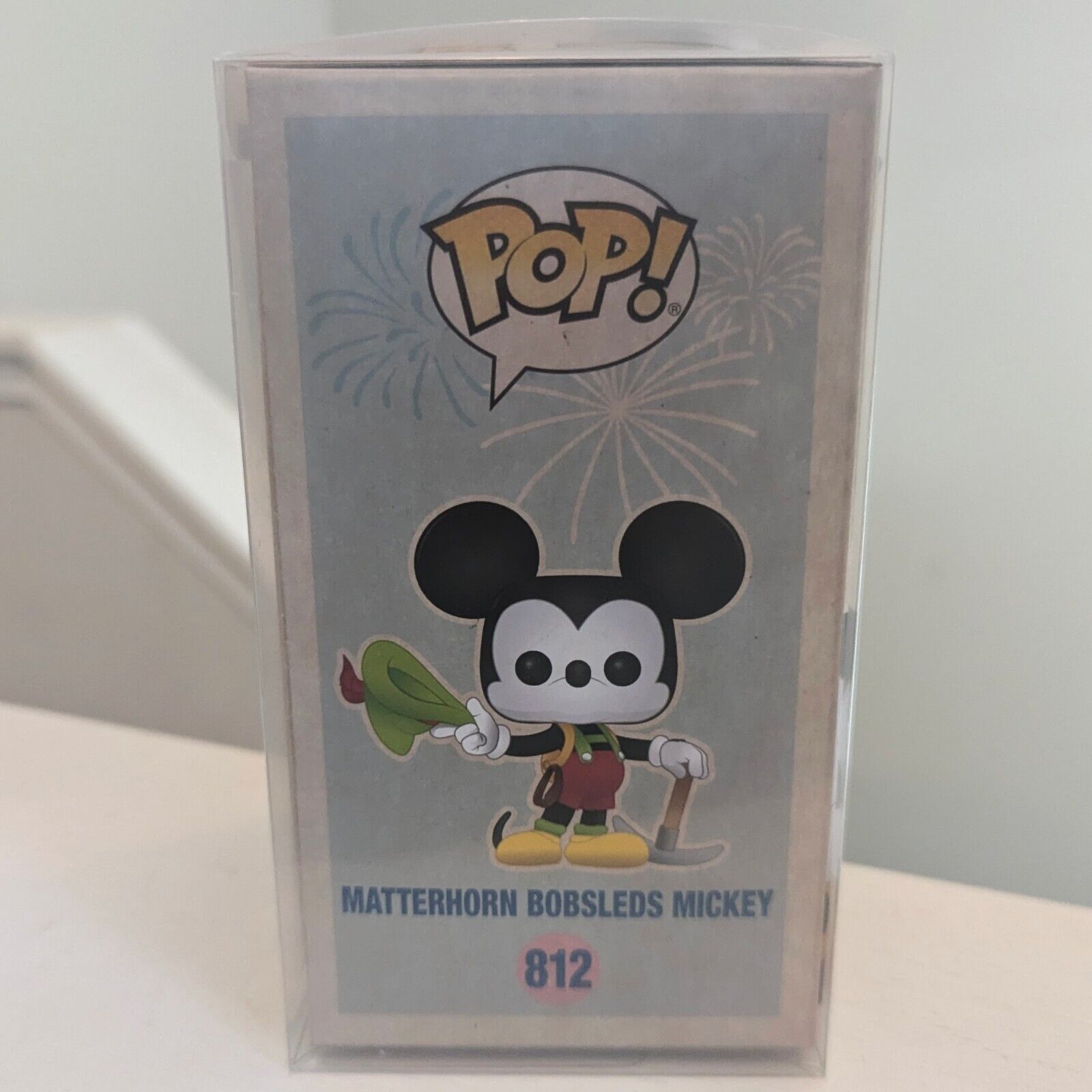 Funko Pop! Disney 65th Disneyland Matterhorn Bobsleds Mickey 812 W Pop Protector