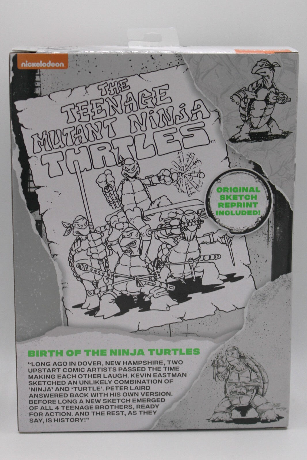 40 Years of Teenage Mutant Ninja Turtles Original Sketch Set of 4 Action Figures