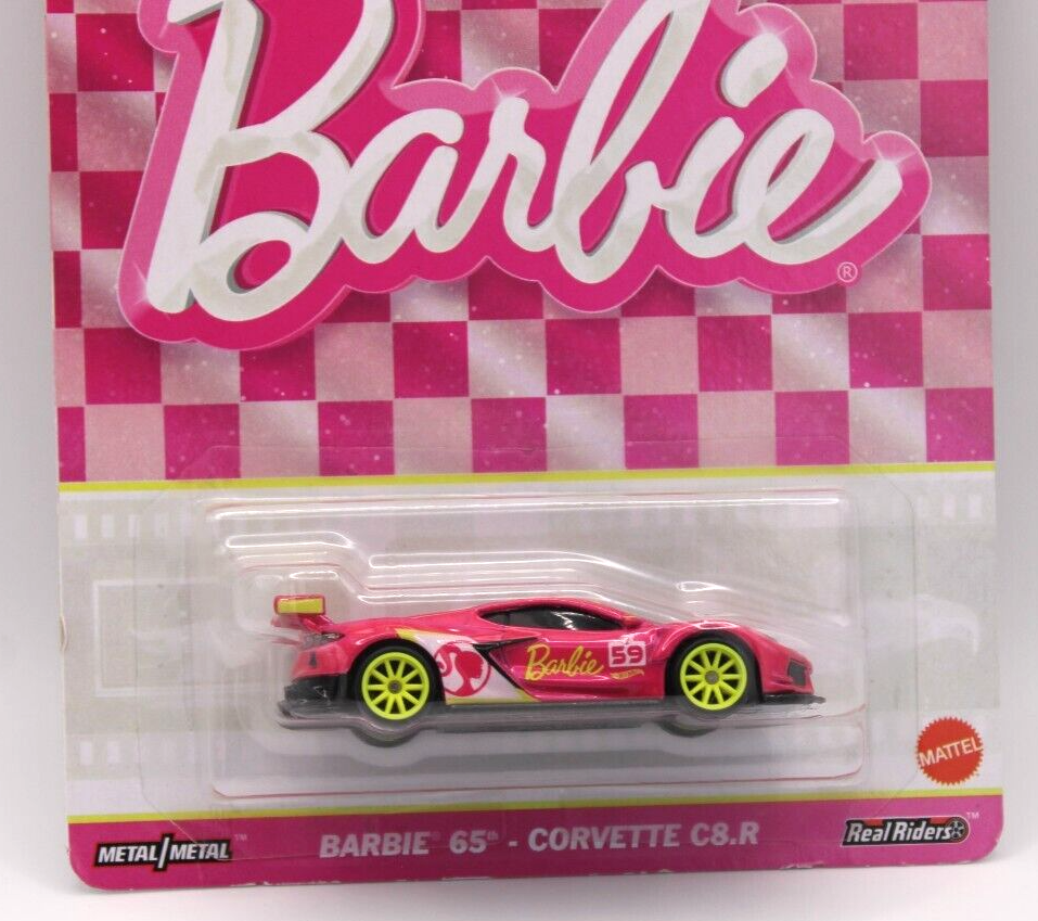 2024 Hot Wheels - Barbie - Premium - Pink Corvette C8.R - Real Riders