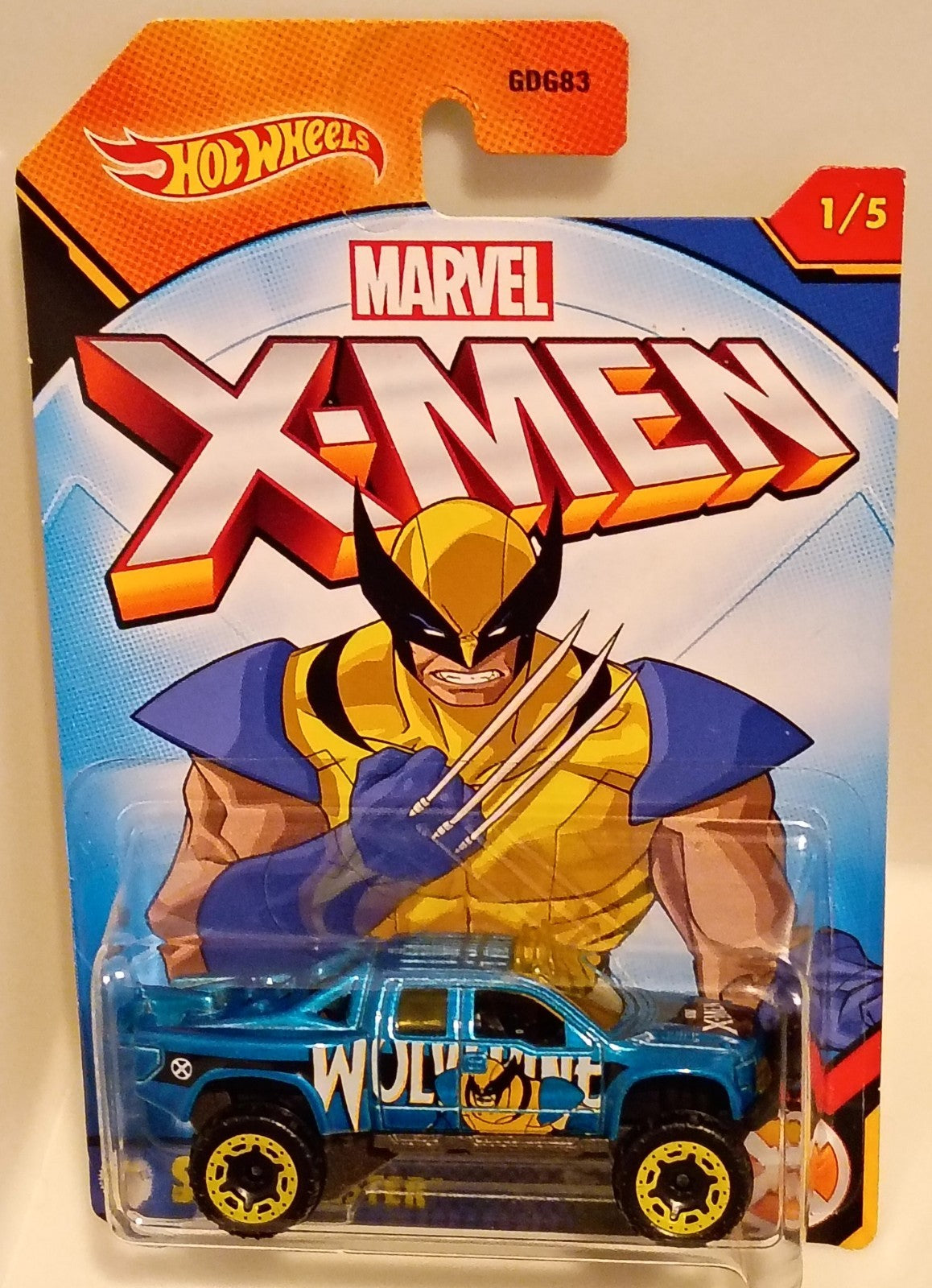 Hot Wheels 2021 X-Men Set Marvel 4 Cars Wolverine, Cyclops, Professor X, Magneto
