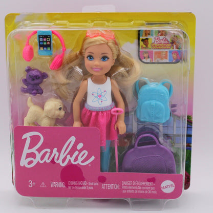 ❤️Barbie Chelsea Dreamhouse Adventures 6” Doll Pet & Accessories Mattel❤️