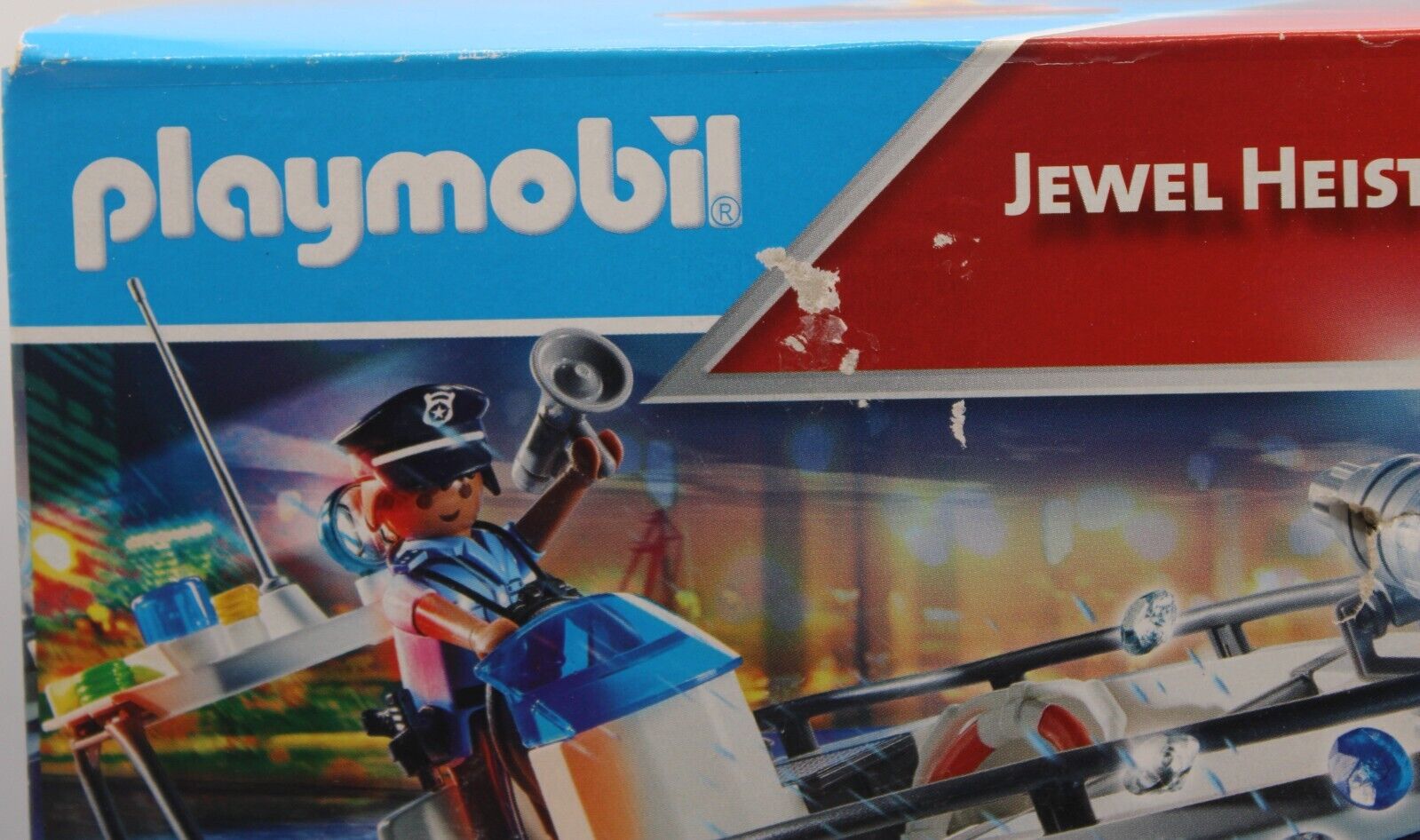 Playmobil Police Action Jewel Heist Getaway Building Set 70463 (Punctured Box)