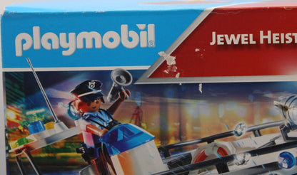 Playmobil Police Action Jewel Heist Getaway Building Set 70463 (Punctured Box)