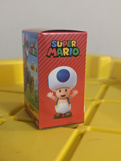 Super Mario World Blue Toad 2.5 Inch Figure Jakks Pacific Nintendo Collectible