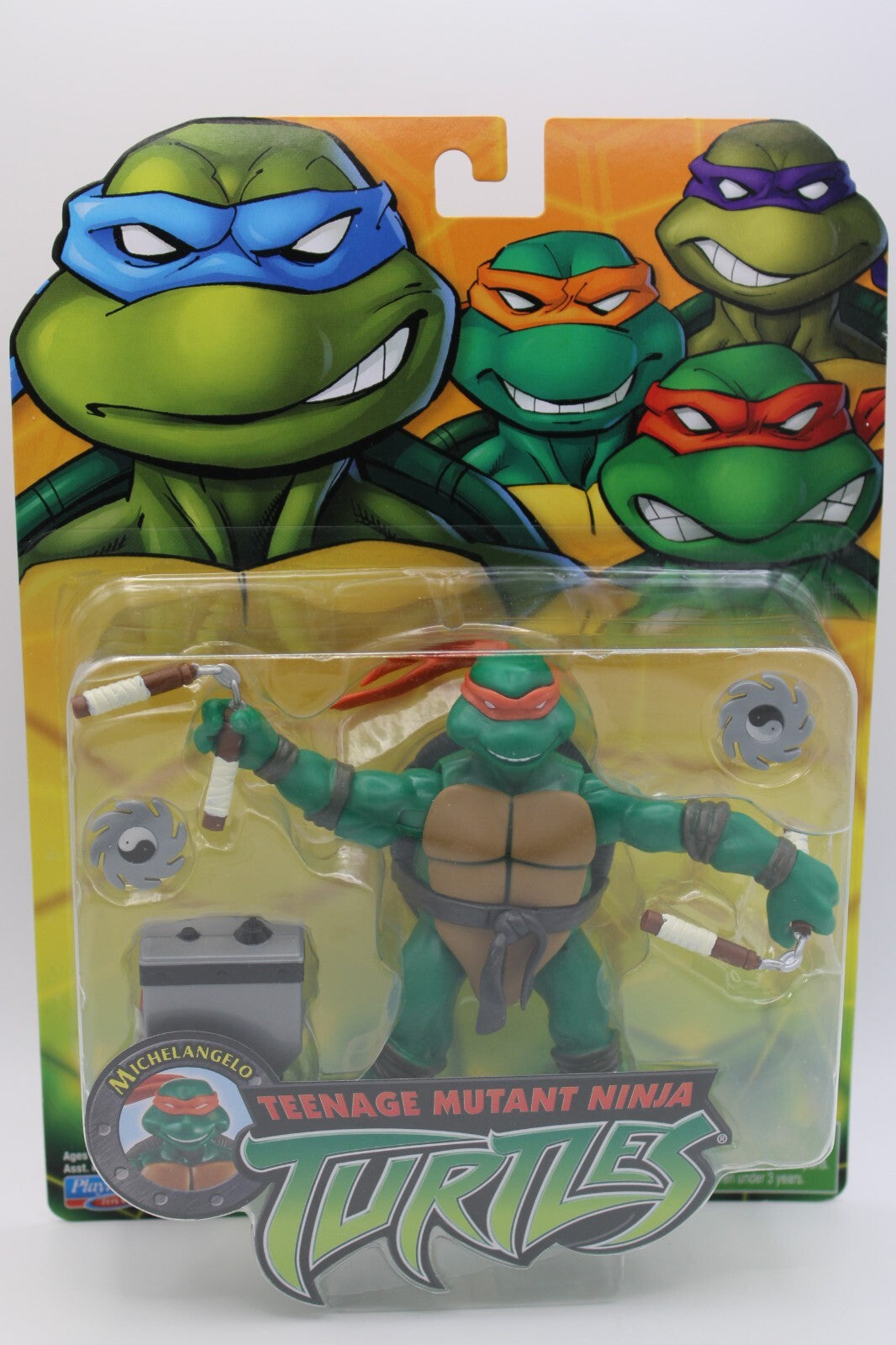 Michelangelo 2023 TMNT Retro Reissue 2003 Teenage Mutant Ninja Turtles Figure