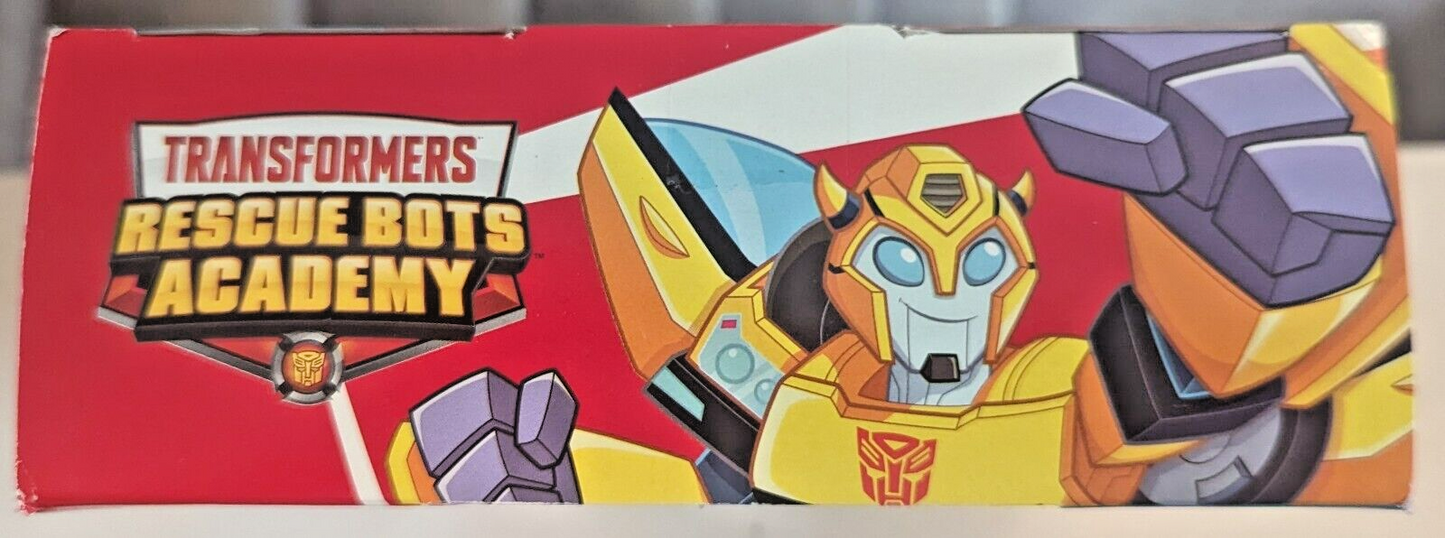 Transformers Rescue Bots Academy Mega Mighties Bumblebee Figure Slight Box Issue