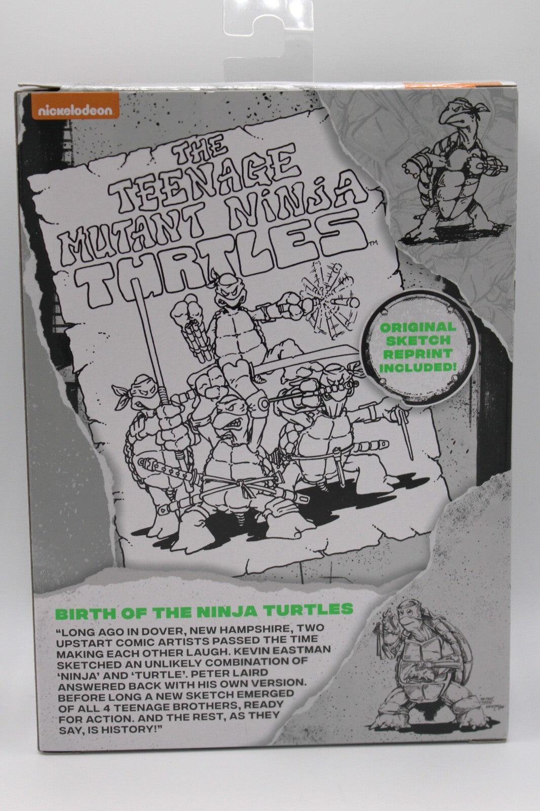 40 Years of Teenage Mutant Ninja Turtles Original Sketch Set of 4 Action Figures