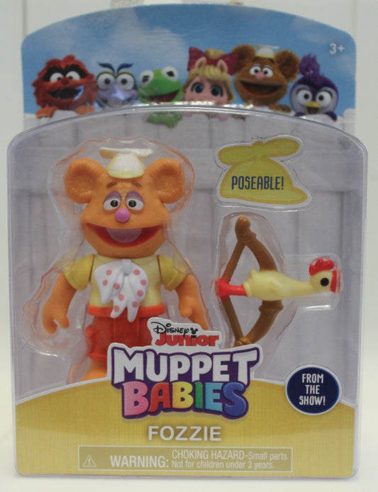 Disney Junior Muppet Babies Fozzie 2.5" Figure (Minor Cardback Damage)