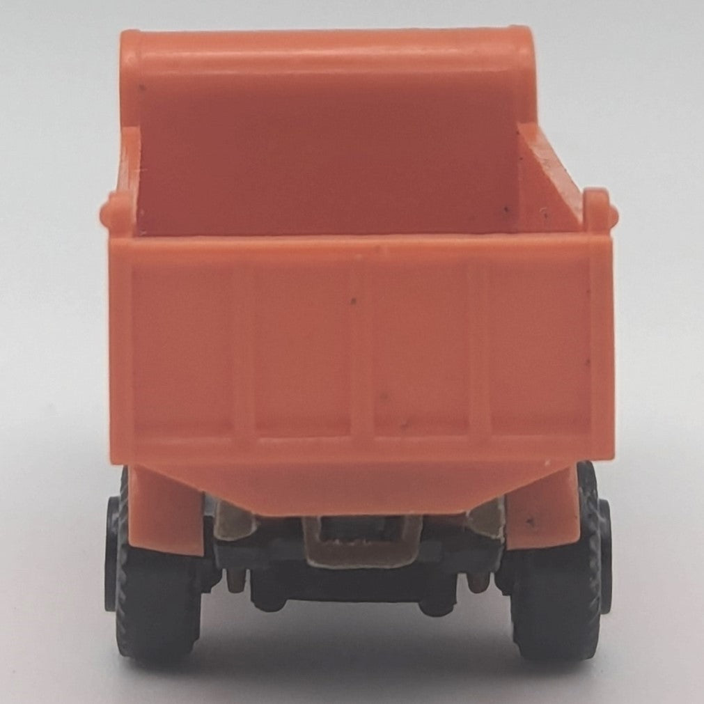 Yat Ming Cabover Lorry Dump Truck Tipper Brown Cab & Orange Bed - ~1:64