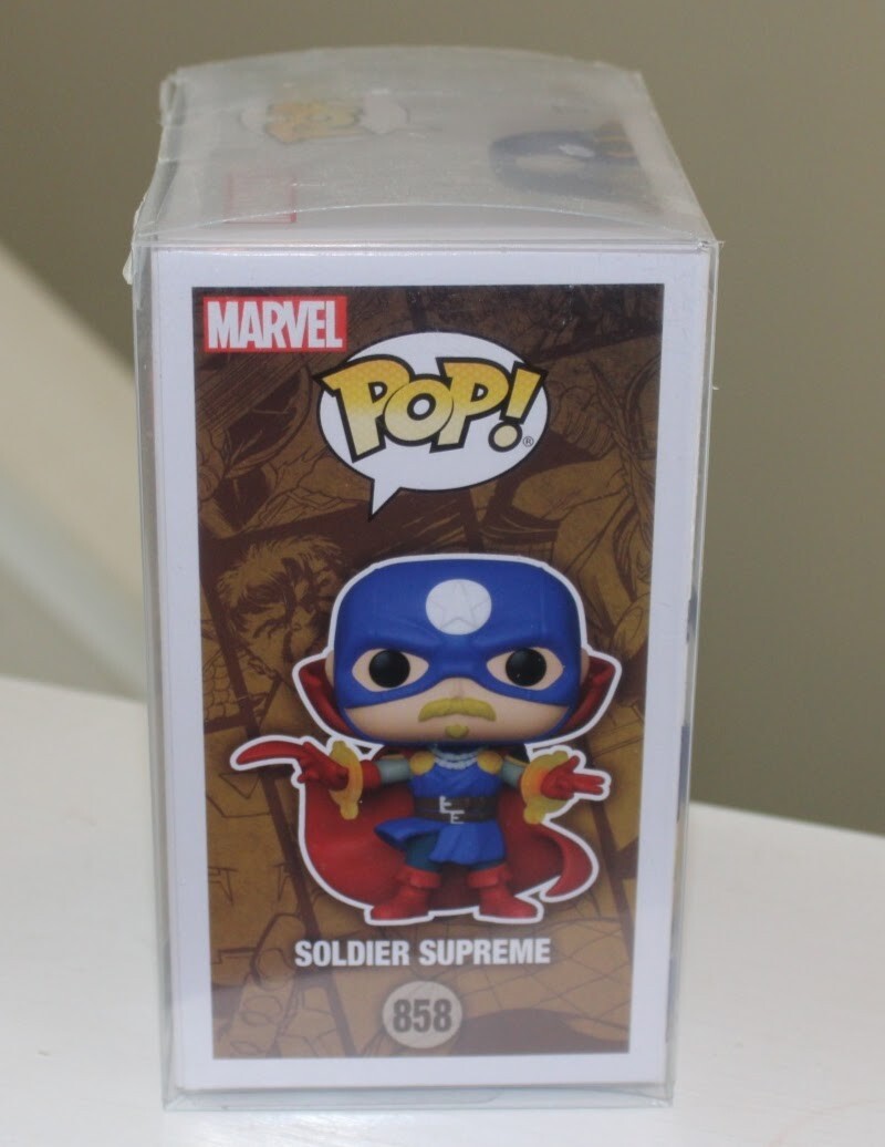 Funko Pop! Marvel Infinity Warps - Soldier Supreme #858 With Protector Case