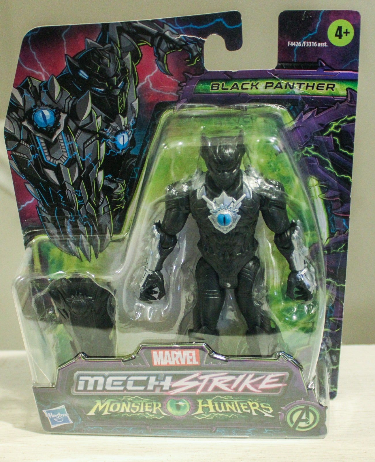 Marvel - Black Panther - Mech Strike Monster Hunter 4 Inch Action Figure