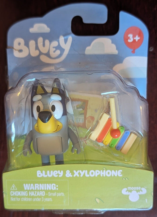 Bluey & Xylophone Story Starter Pack Figure (2.5") - New (Some Shelf Wear)