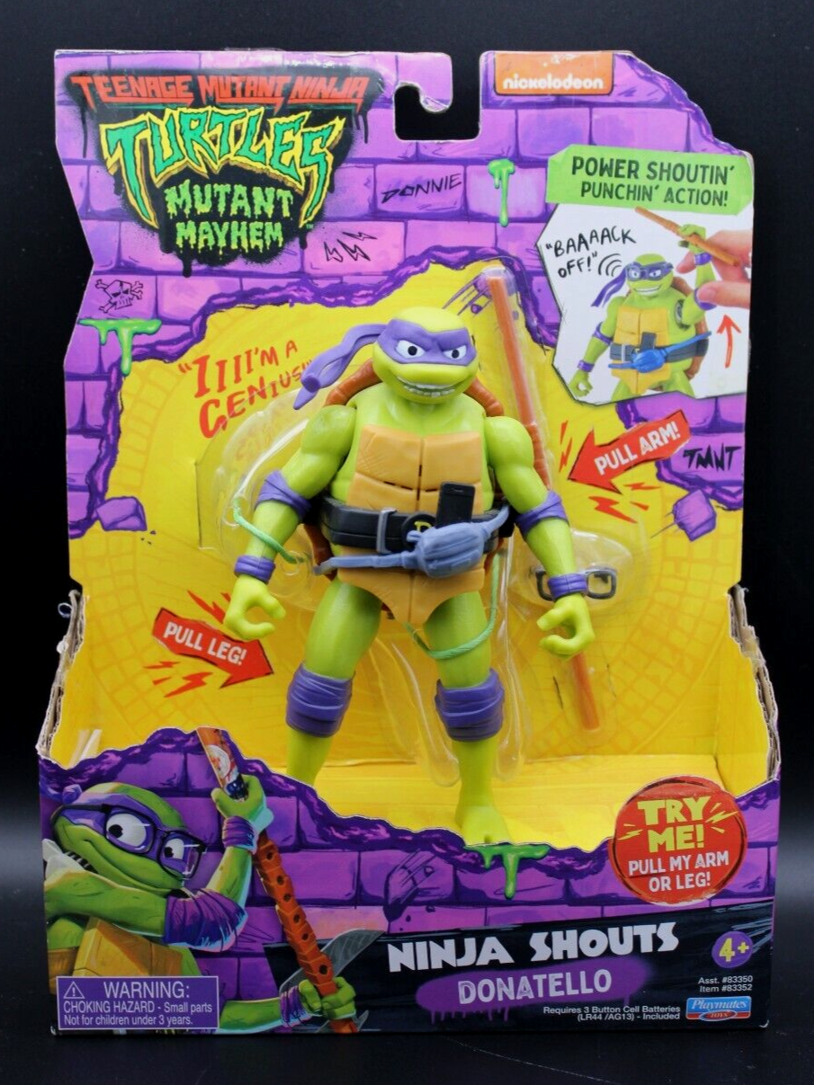 TMNT Teenage Mutant Ninja Turtles Mutant Mayhem Ninja Shouts Donatello