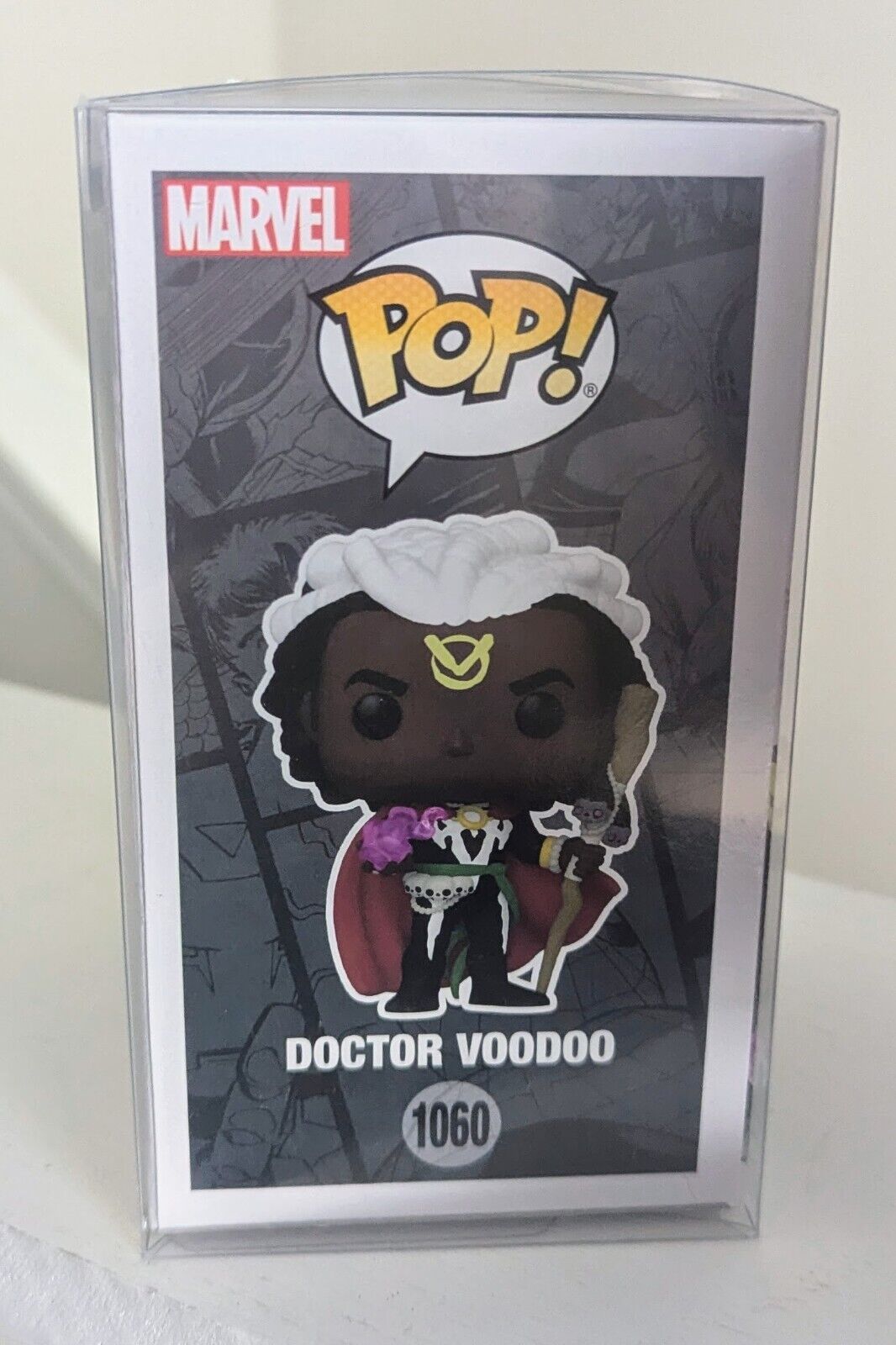 New Funko POP! Marvel Doctor Voodoo #1060 Walgreens Exclusive w Protector Case