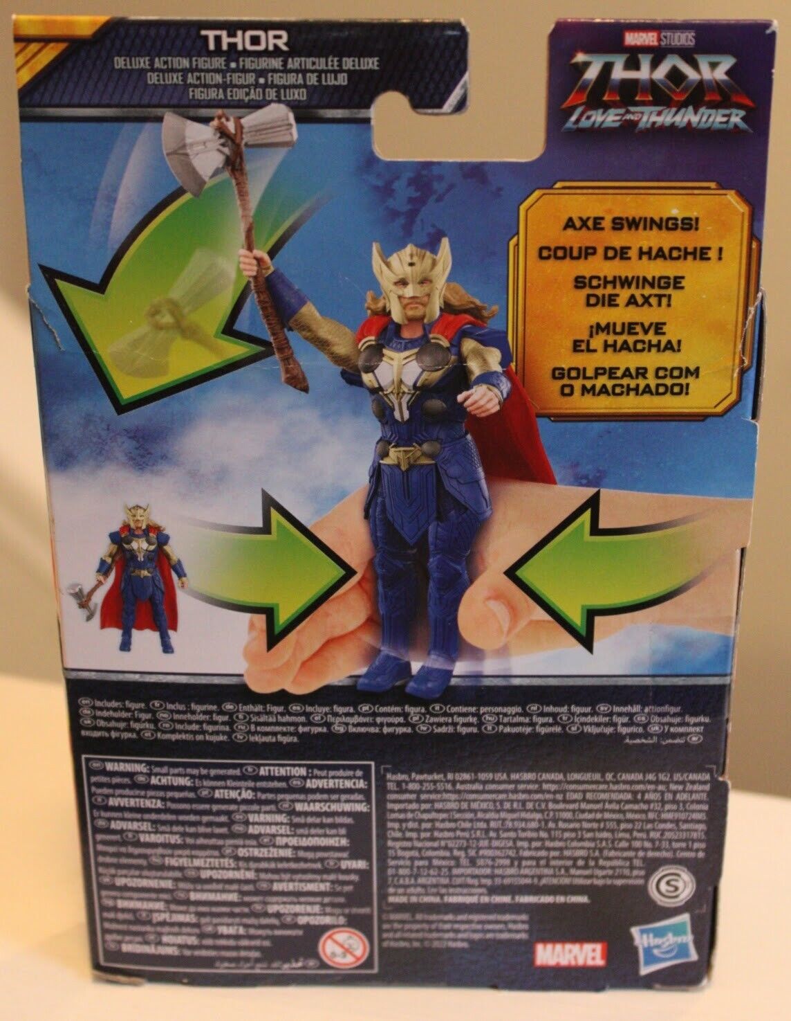 Marvel Thor Love & Thunder Thor, Mighty Thor, & King Valkyrie Action Figures