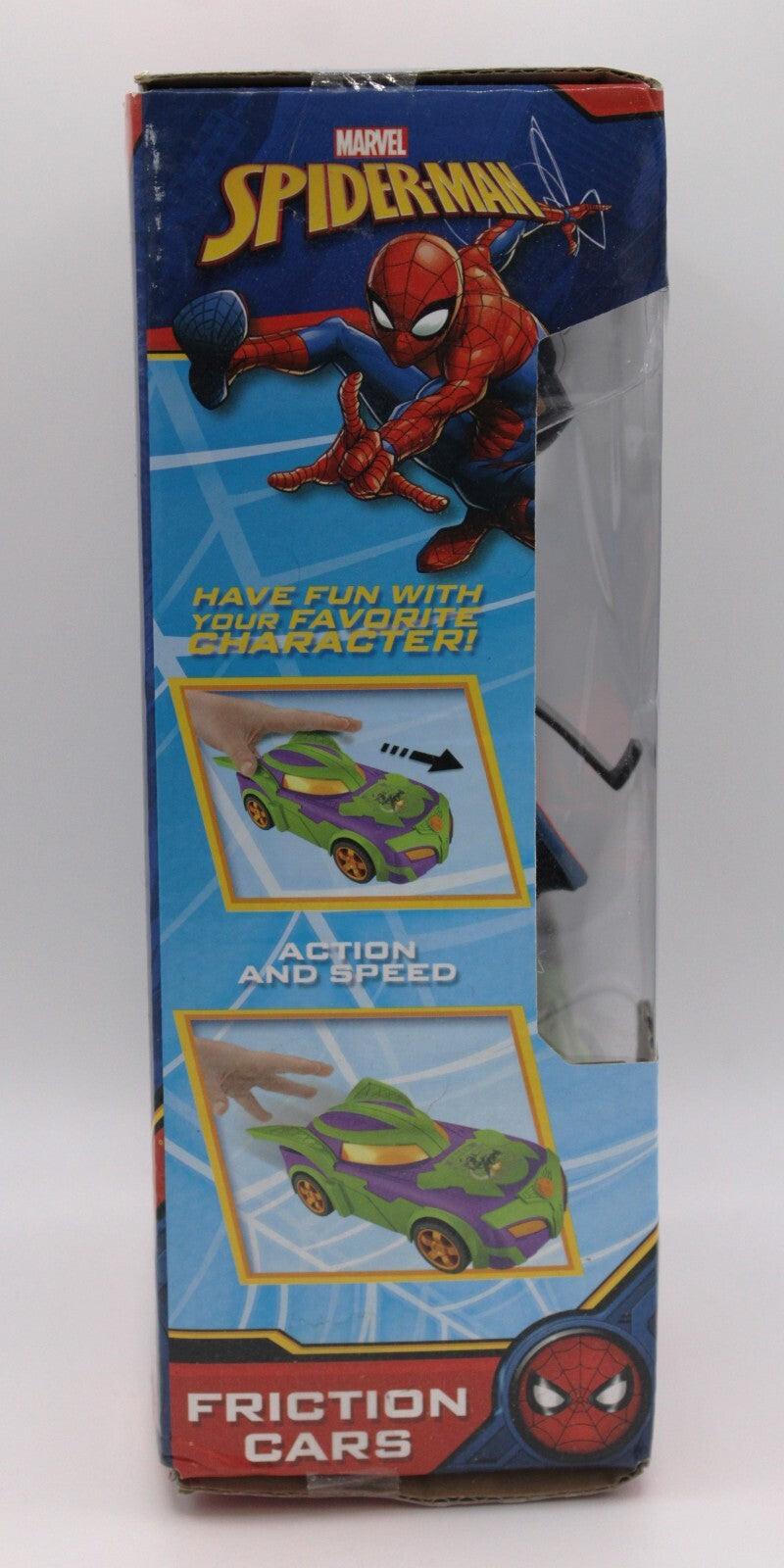 Marvel Spiderman Friction Cars - Spiderman Symbiote Spiderman Green Goblin