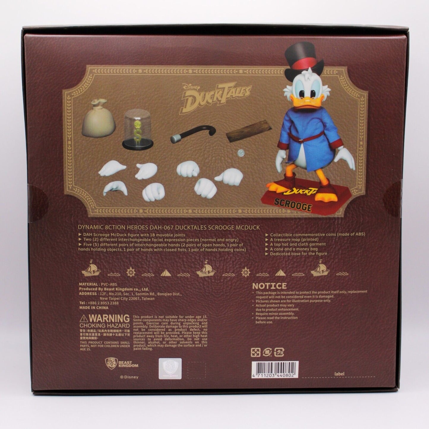 Beast Kingdom Disney Classic Figure - Scrooge Mc Duck - Duck Tales - Sealed