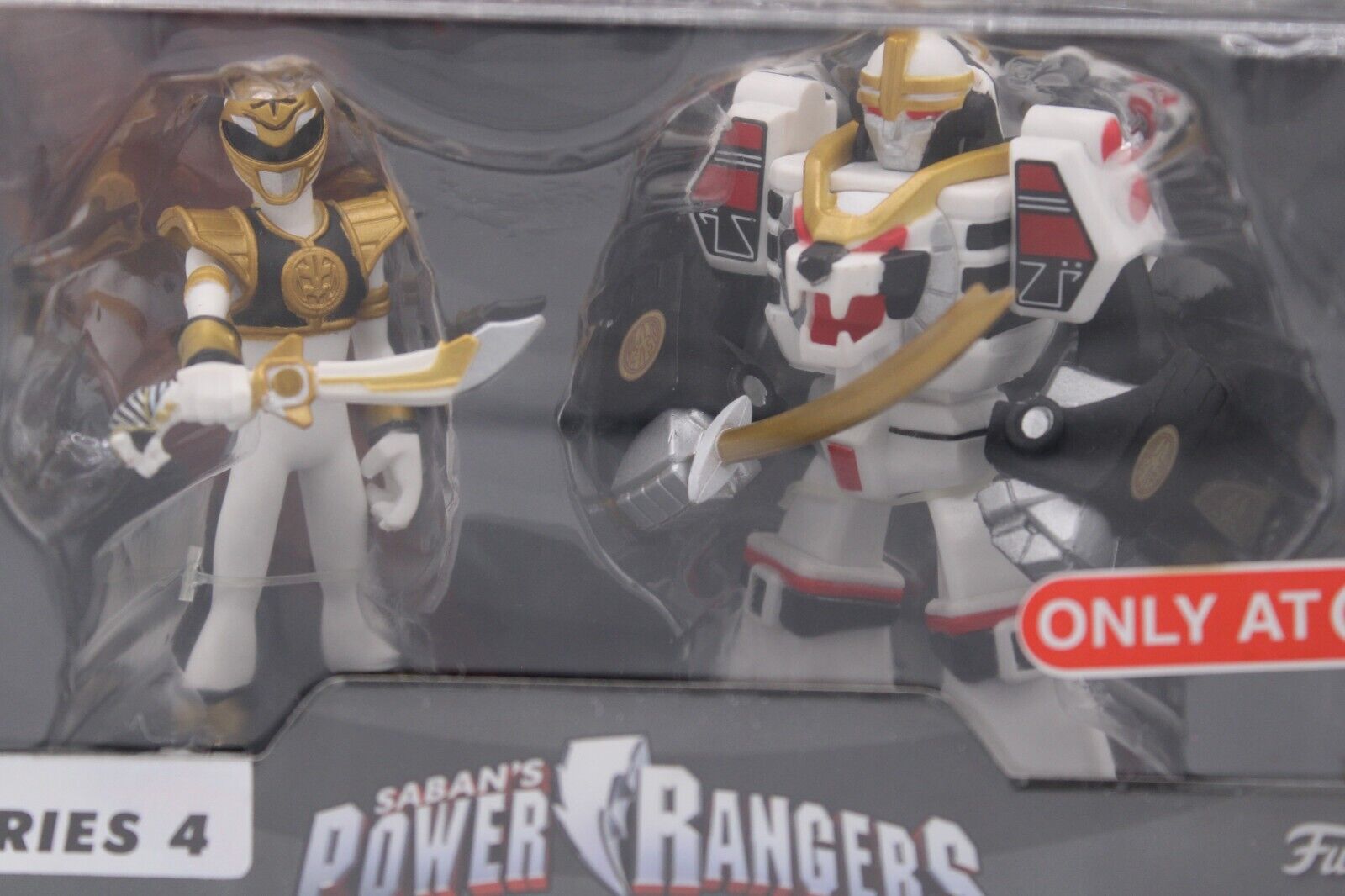 Funko Hero World: Power Rangers- 2 Pack- White Ranger & Tigerzord - Target Excl