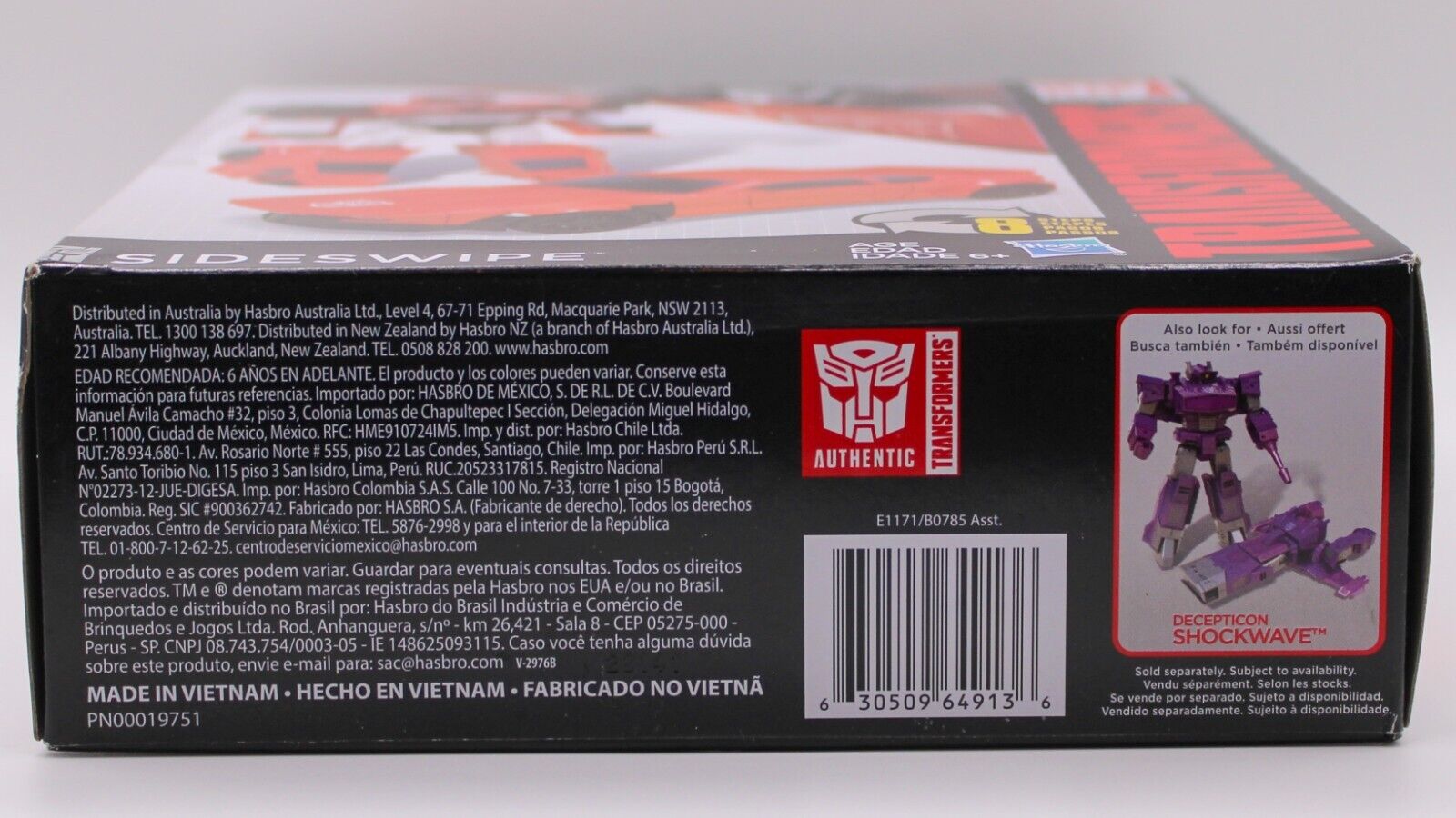 Transformers Generations Sideswipe - Autobot Speedster Muscle Car