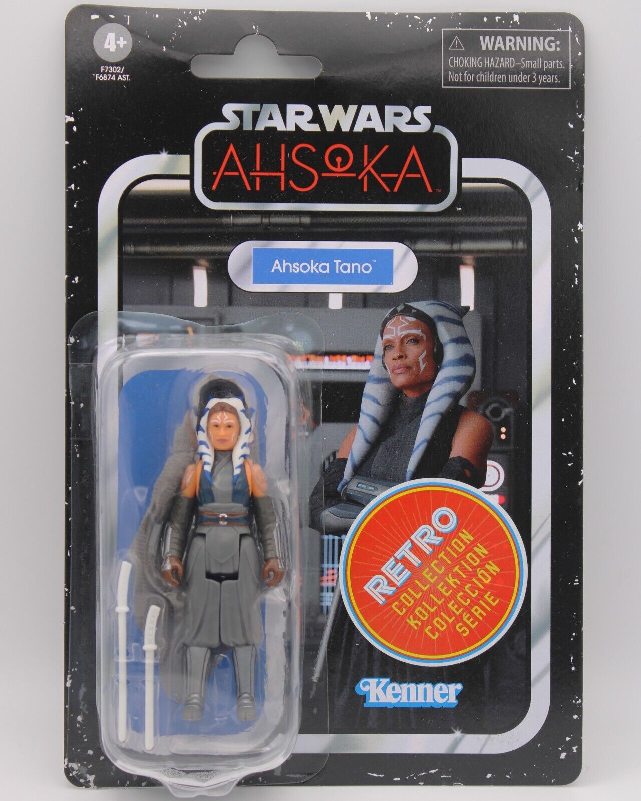 Ahsoka Tano Ahsoka 2023 Retro Star Wars The Vintage Collection (w/ Card Issues)