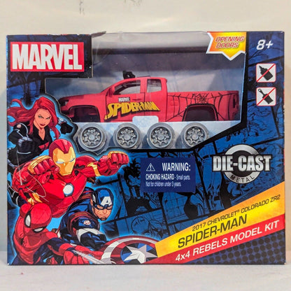 Marvel 4x4 Rebels Model Kit 4.5" Truck Build Kit Spider-Man Theme