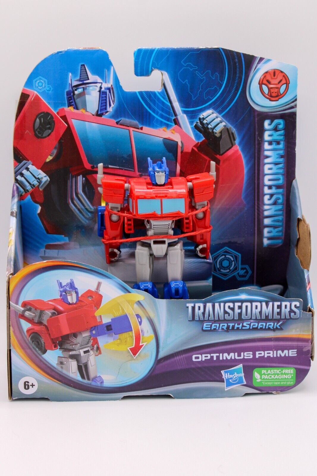 Transformers EarthSpark Warrior Class Optimus Prime Action Figure