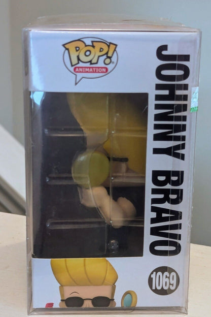 Funko Pop! Animation: Johnny Bravo Vinyl Figure 1069 in Protective Case