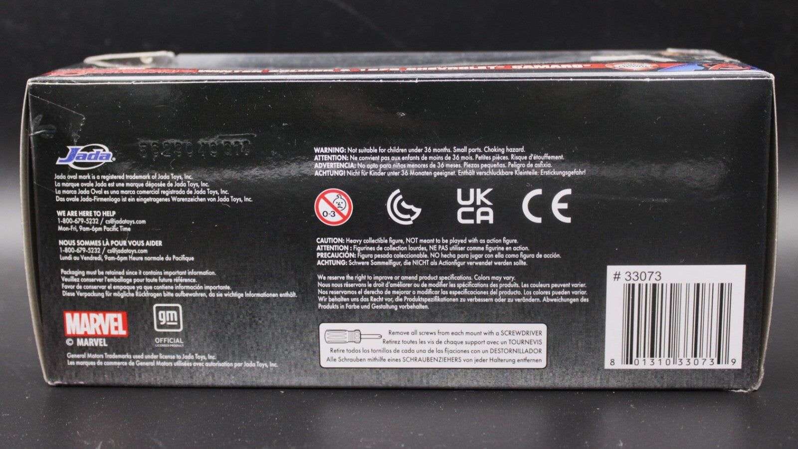 Jada Toys 1:32 Hollywood Rides Winter Soldier & 1973 Chevy Camaro Avengers