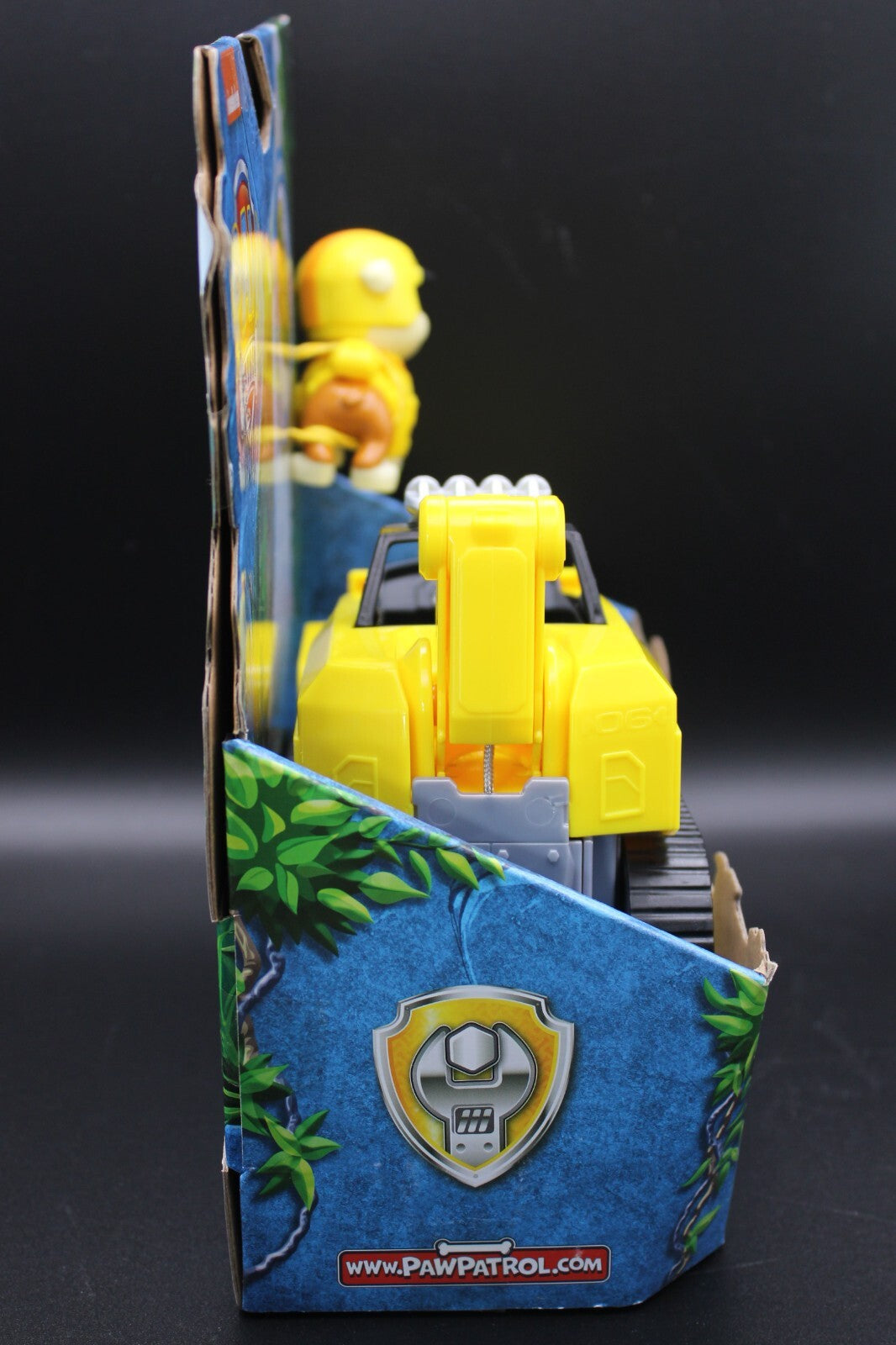 Paw Patrol Jungle Pups Rubble's Transforming Rhino Vehicle & Figure