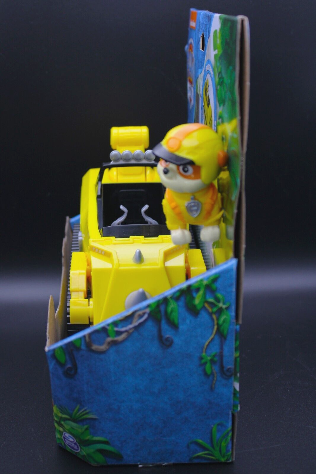 Paw Patrol Jungle Pups Rubble's Transforming Rhino Vehicle & Figure
